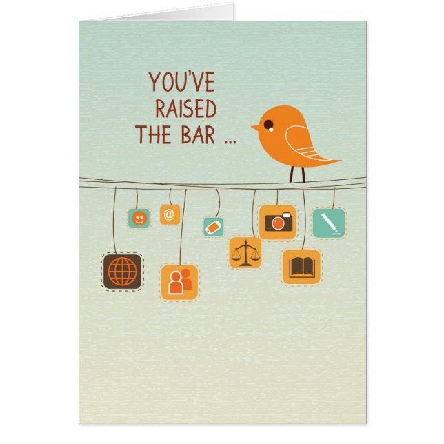 Paralegal Day, Bird on High Wire, Legal Assistant (Front)