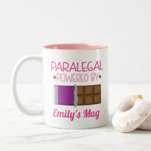 Paralegal Funny Personalised Gift Two-Tone Coffee Mug