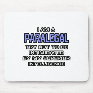 Paralegal Joke ... Superior Intelligence Mouse Mat