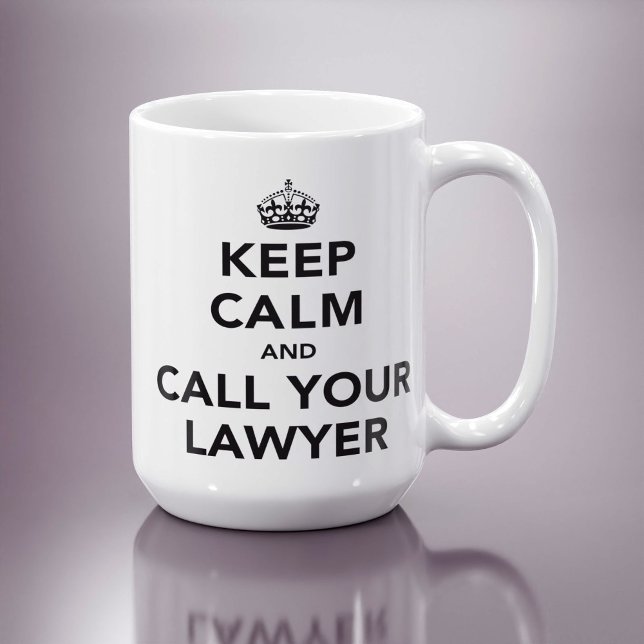 Paralegal Office Humour | Keep Calm Joke Coffee Mug (Creator Uploaded)