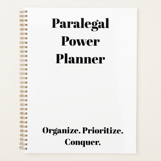 Paralegal Planner (Front)
