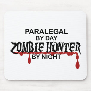 Paralegal Zombie Hunter Mouse Mat
