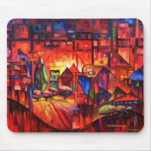 Parallax Cityscape - Mousepad