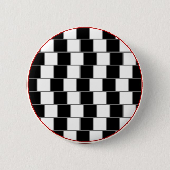 Parallel Lines 6 Cm Round Badge (Front)