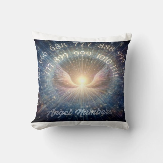 Parallel Realms Angel Number Pillow (Front)