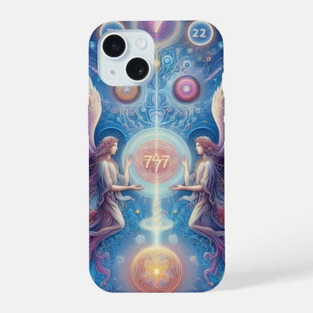 Parallel Realms Apple iphone 15 cell phone case. Case (Back)
