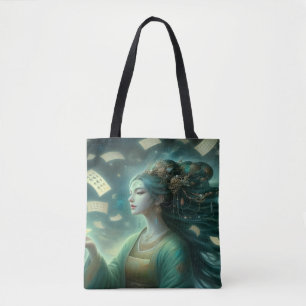 Parallel Realms Goddess Tarot card Totebag Tote Bag