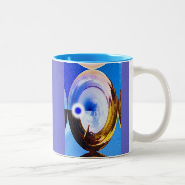Parallel universe Two-Tone coffee mug (Right)