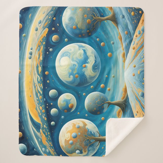 Parallel universes sherpa blanket (Front)
