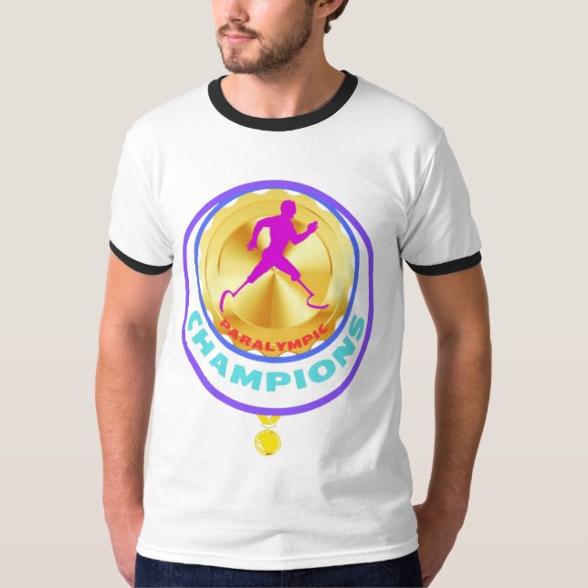 Paralympic Champions  T-Shirt (Front)