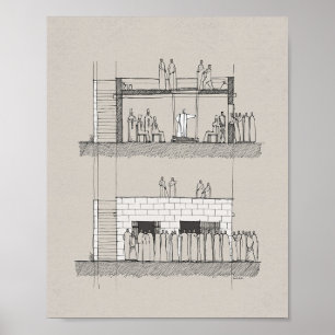 Paralytic Miracle - Jesus Healing the Paralytic Poster