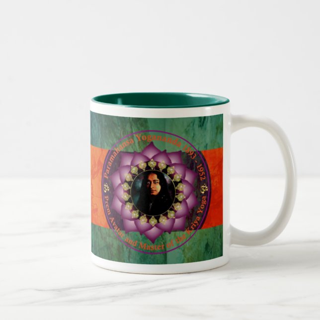 Paramahansa Yogananda Two-Tone Coffee Mug (Right)