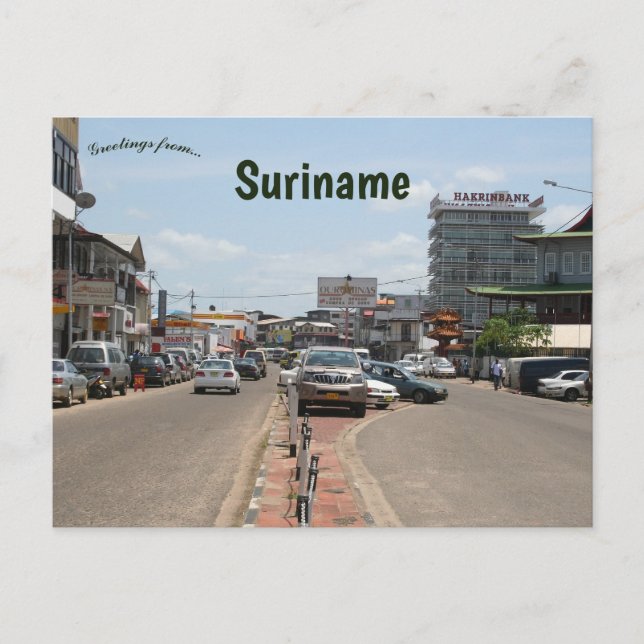 Paramaribo Suriname Postcard (Front)