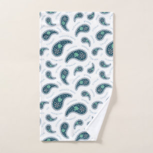 Paramecia Paisley Protozoan Biology Cute Science Hand Towel