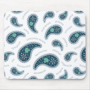Paramecia Paisley Protozoan Biology Science Mouse Mat