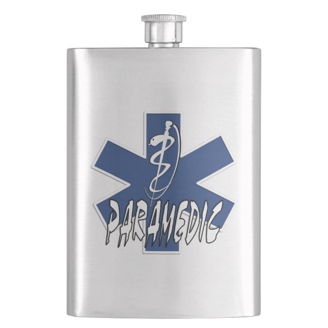 Paramedic Action Hip Flask (Front)