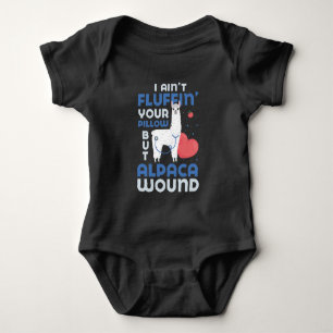 Paramedic Alpaca Wound Care Nurse Trauma EMT Baby Bodysuit
