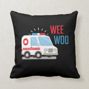 Paramedic Ambulance Car wee woo Hospital EMT Cushion