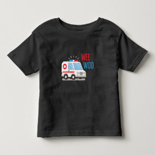 Paramedic Ambulance Car wee woo Hospital EMT Toddler T-Shirt