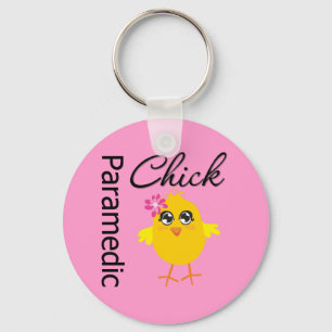 Paramedic Chick Key Ring