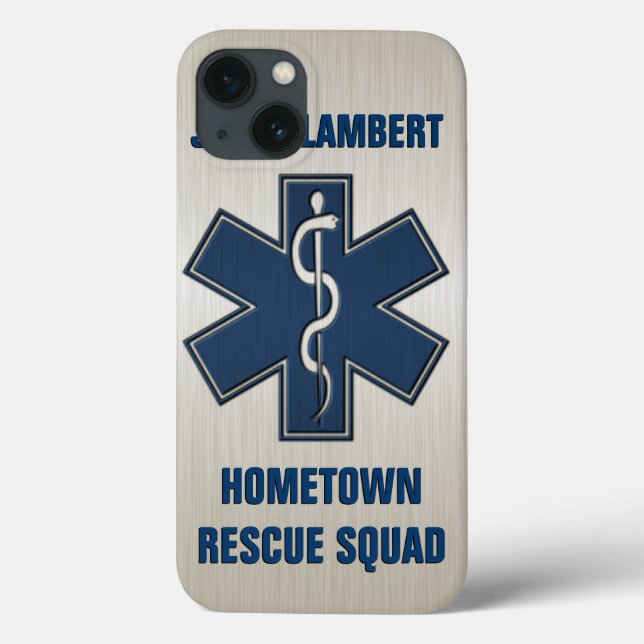 Paramedic Deluxe Name Template Case-Mate iPhone Case (Back)