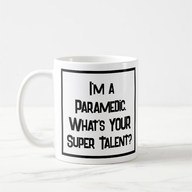 Paramedic Driver Super Talent. Coffee Mug (Left)