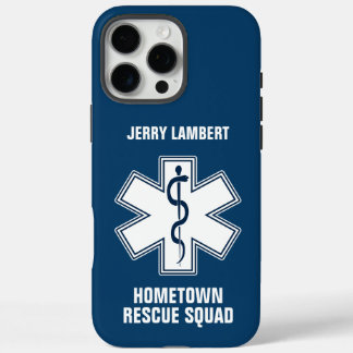 Paramedic EMT EMS Name Template iPhone 16 Pro Max Case