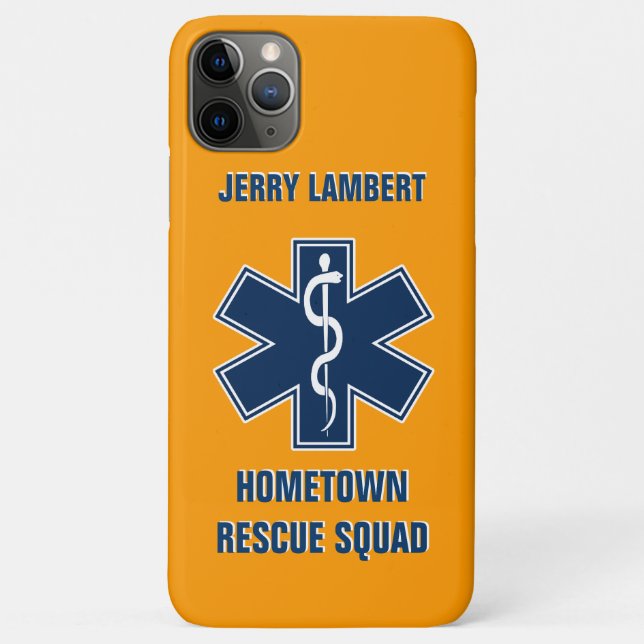 Paramedic EMT Name Template Case-Mate iPhone Case (Back)