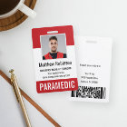 Paramedic First Responder Photo ID Security