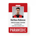 Paramedic First Responder Photo ID Security