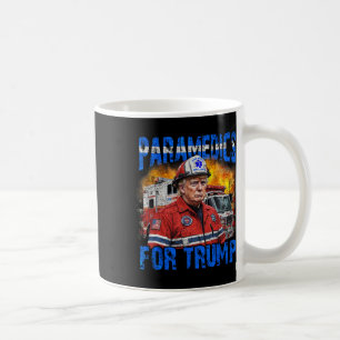 Paramedic For Trump Funny Trump Firefighter Coffee Mug