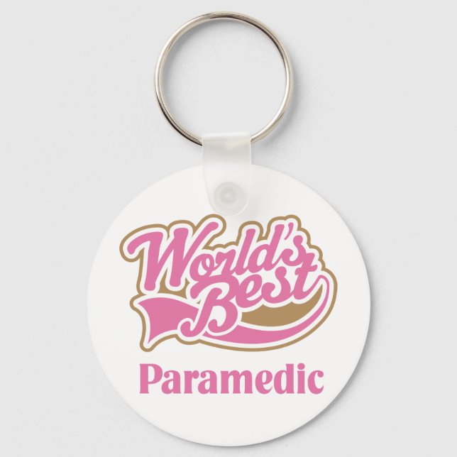 Paramedic Gift Key Ring (Front)