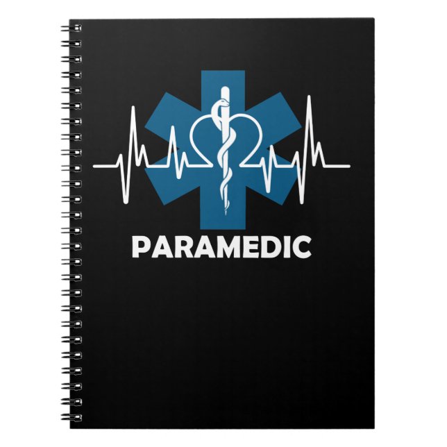 Paramedic Heartbeat Notebook (Front)