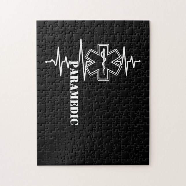 Paramedic Heartbeat Nurse Doctor Jigsaw Puzzle (Vertical)