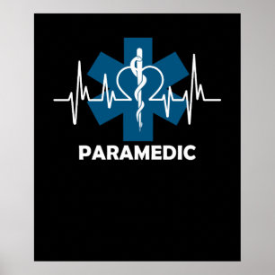 Paramedic Heartbeat Poster
