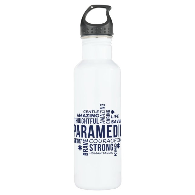 Paramedic Hero 710 Ml Water Bottle (Front)