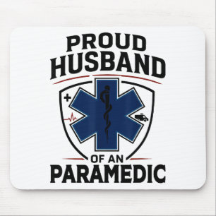 Paramedic Husband Proud Husband Of An Paramedic Mouse Mat