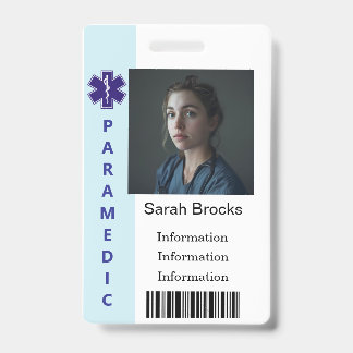 Paramedic ID Badge