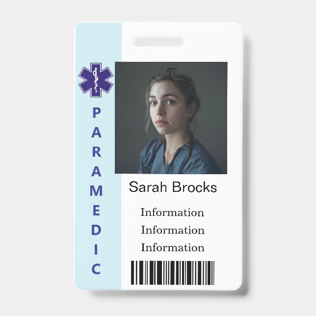 Paramedic ID Badge (Front)