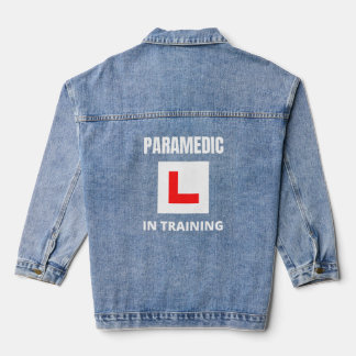 Paramedic in training denim jacket