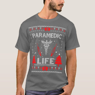 Paramedic Life Ugly Christmas Sweaters Matching Gr