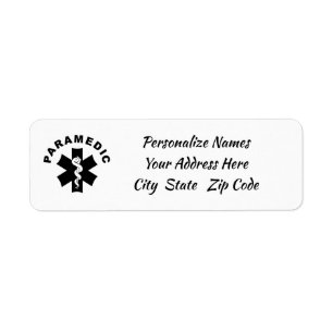 Paramedic Logo Theme Label