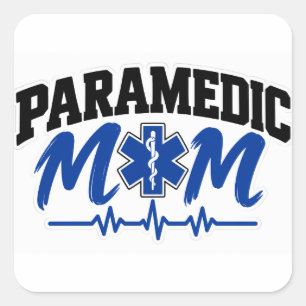 Paramedic Mum Square Sticker