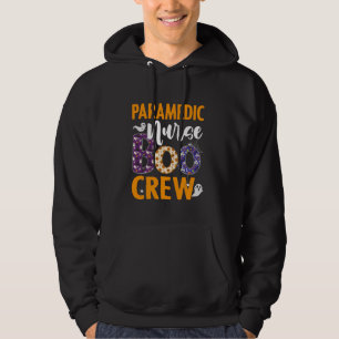 Paramedic Nurse Boo Crew Scary Nurse Halloween Gho Hoodie