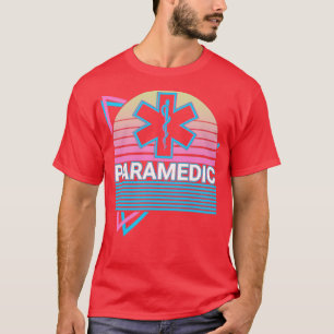 Paramedic Nurse Medic EMS EMT Lifesaver Retro Gift T-Shirt