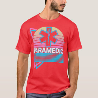 Paramedic Nurse Medic EMS EMT Lifesaver Retro Gift T-Shirt
