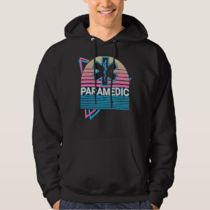 Paramedic Nurse Medic Ems Emt Lifesaver Retro Hoodie