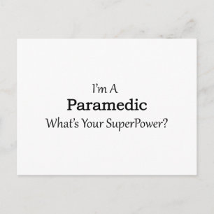 Paramedic Postcard