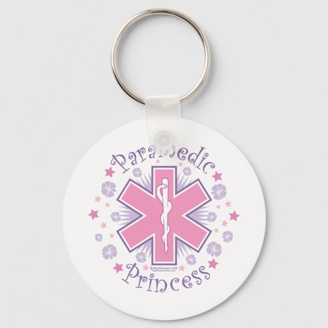 Paramedic Princess Key Ring (Front)