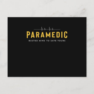 Paramedic School Graduation Gift For Paramedic Bus Postcard